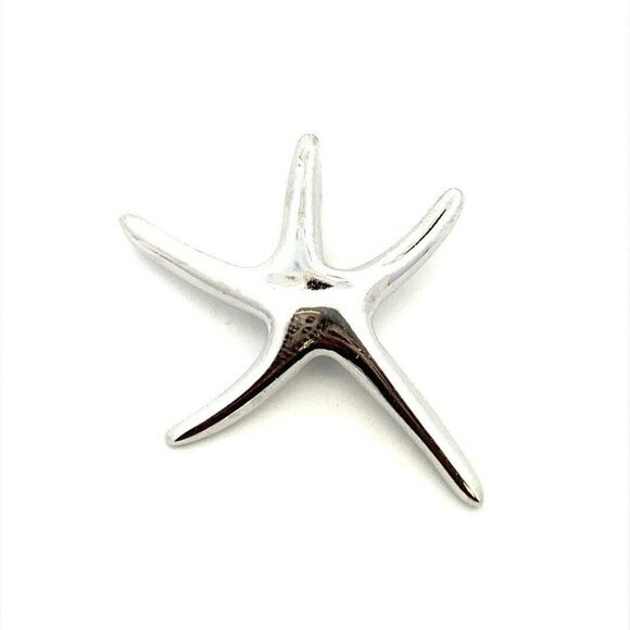 Designer Sterling Silver Star Fish Freeform Pendant! 65 - Picture 1 of 8
